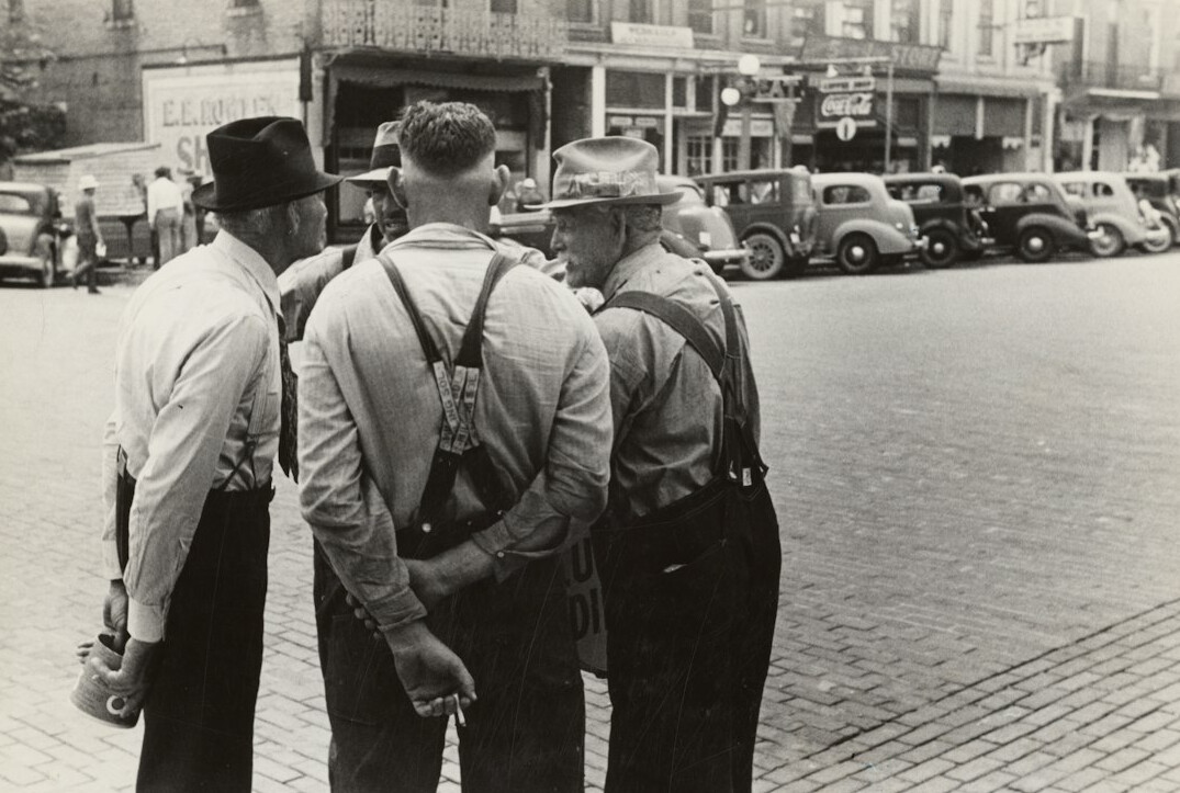 germans discussing politics