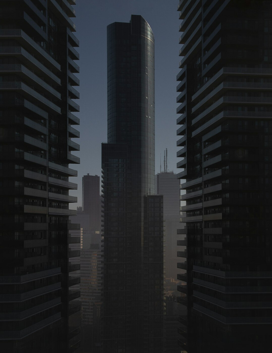 futuristic city skyline